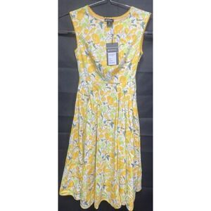 Bright And Beautiful Astrid Buttercup Floral Dress Size‎ 2